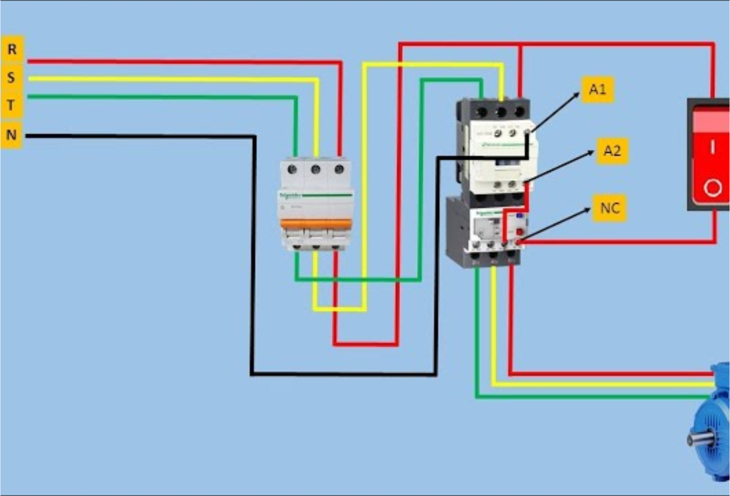 rangkaian interlock relay