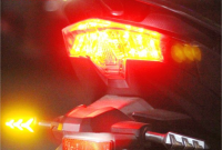 rangkaian lampu sein motor