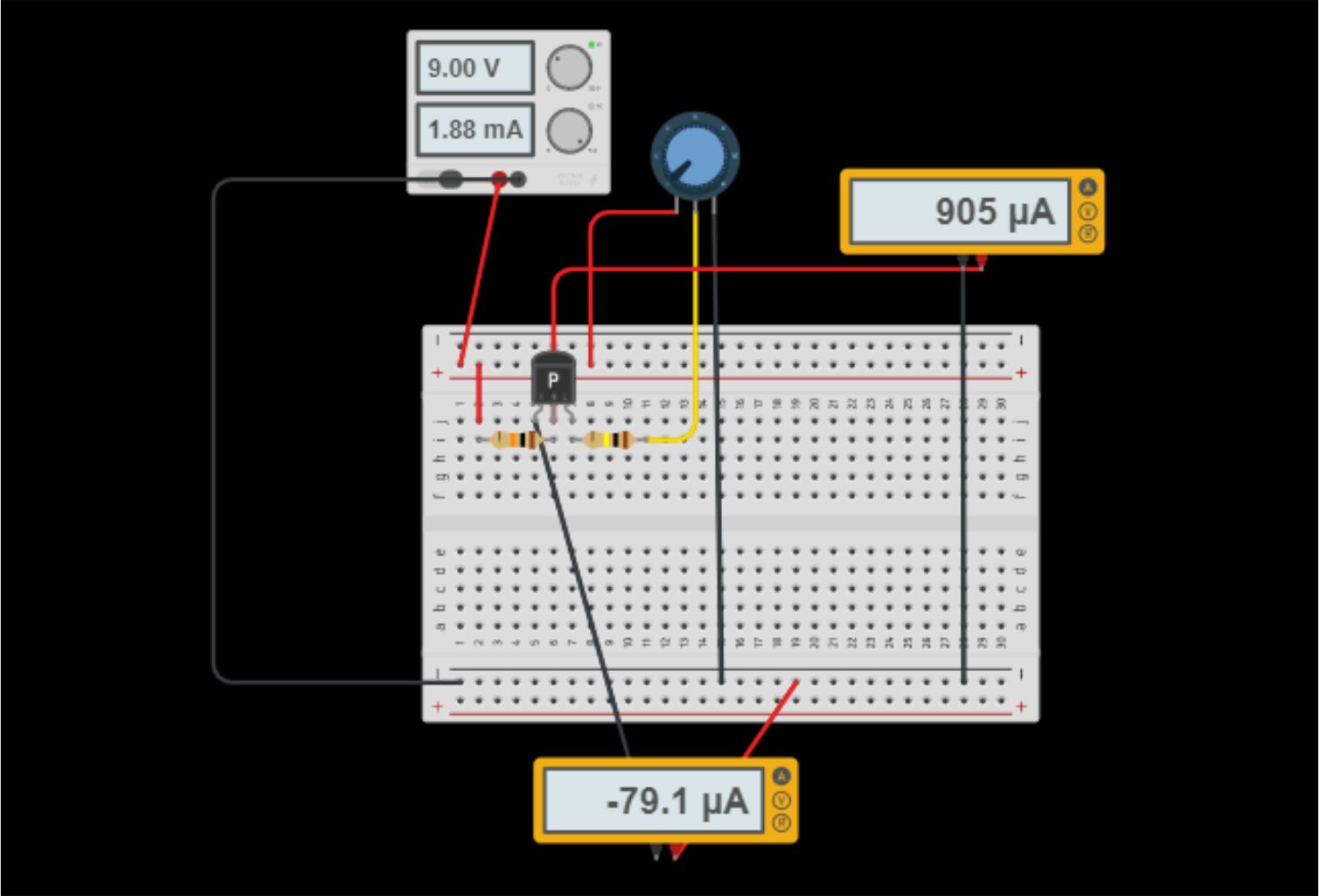 rangkaian transistor sebagai saklar