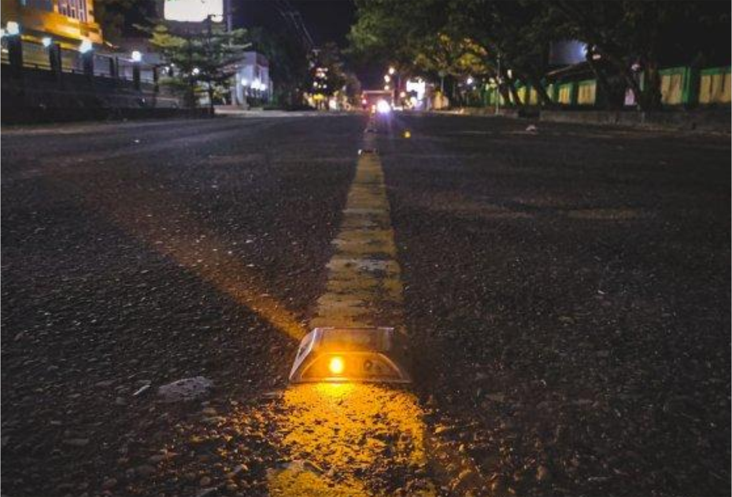 cara kerja lampu marka jalan