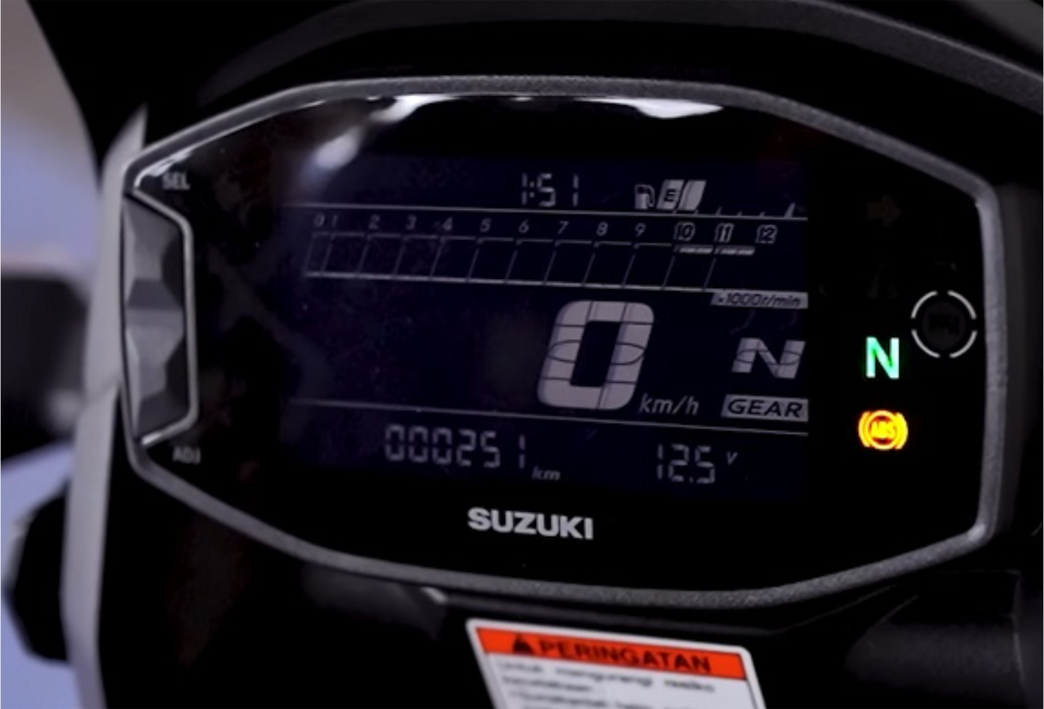 cara membaca odometer motor