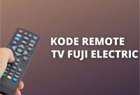 kode remot tv fuji electric