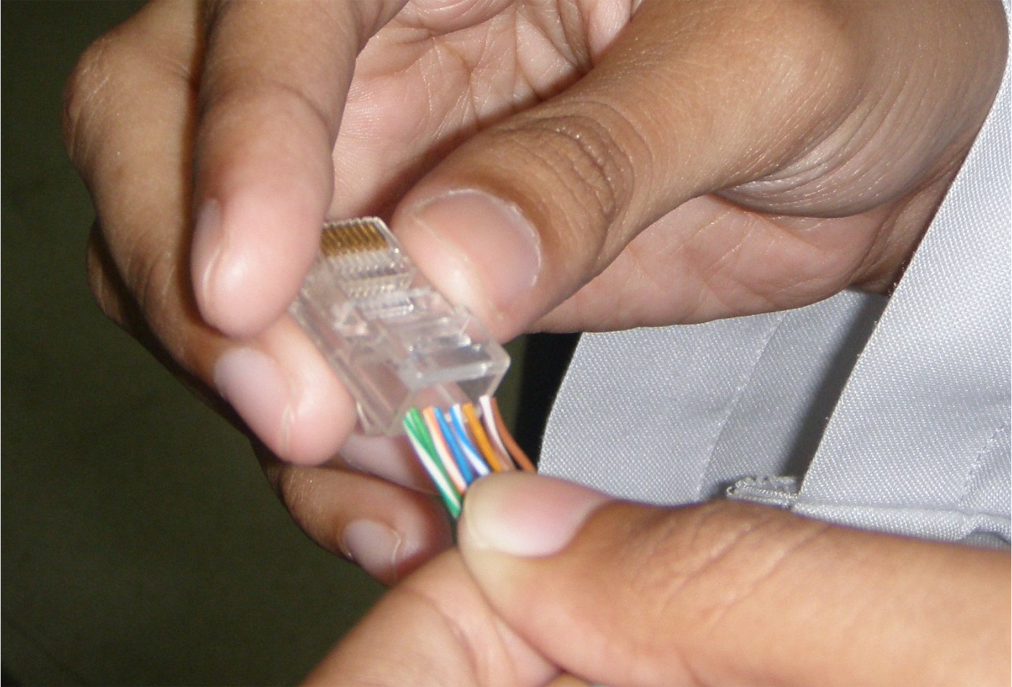 pasang kabel lan rj45