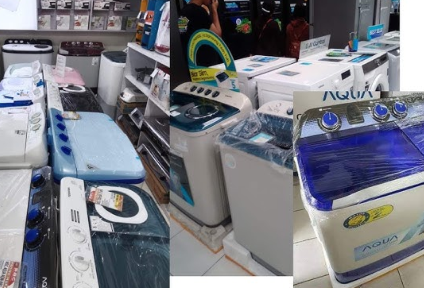 harga mesin cuci aqua 1 tabung